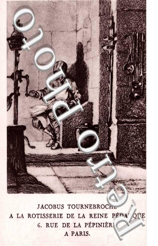 Jacobus Tournebroche, a la Rotisserie de la Reine Pedauque, Rue de la Pepiniere