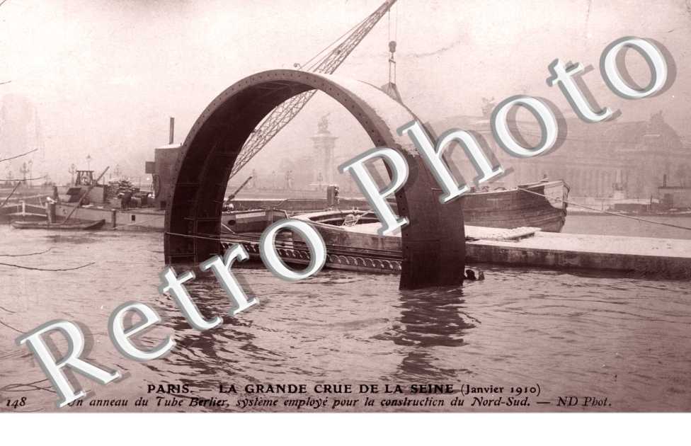 Inondations 1910, un anneau du tube Berlier