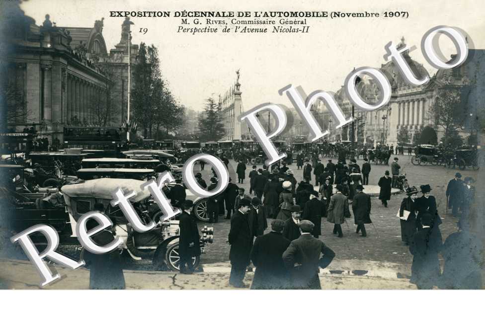 Exposition de l&#039;Automobile, novembre 1907, Avenue Nicolas II