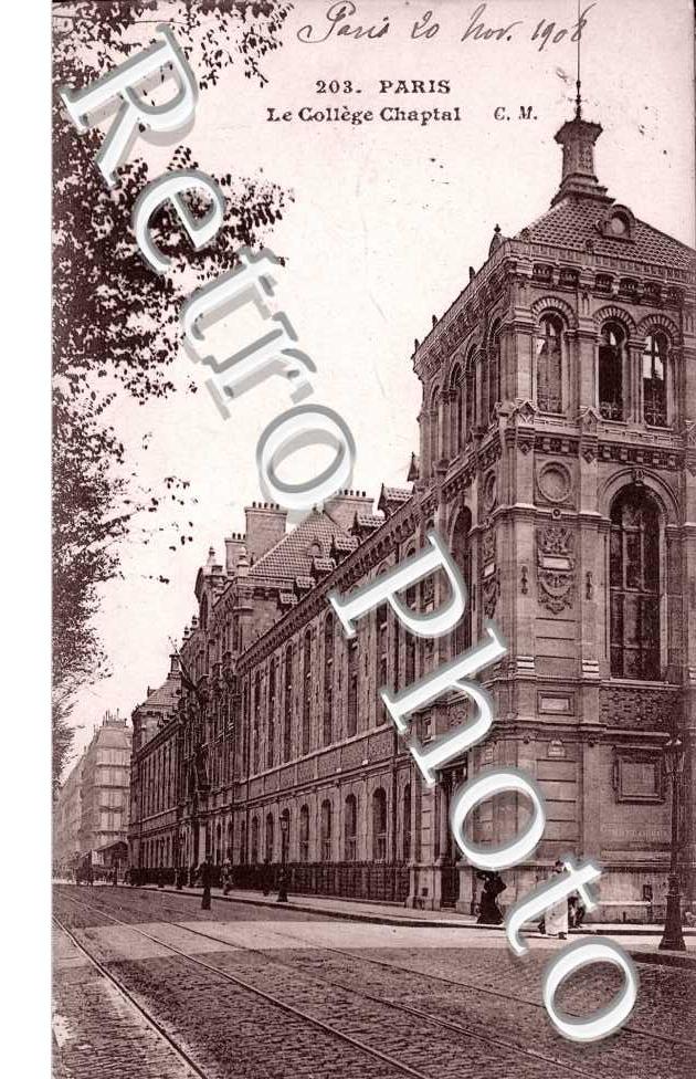 le College Chaptal - rue de Rome