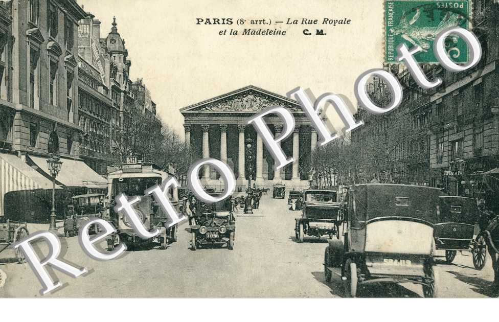 la rue Royale et eglise de la Madeleine