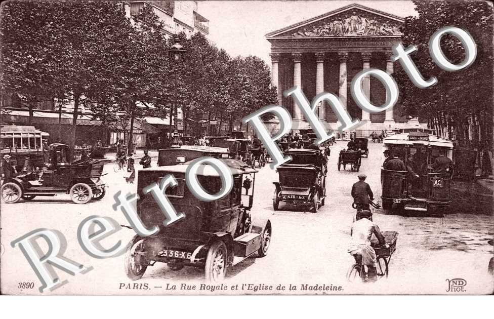 la rue Royale et eglise de la Madeleine