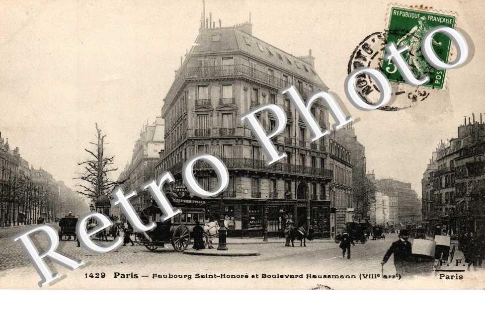 Faubourg Saint Honore et Boulevard Haussmann