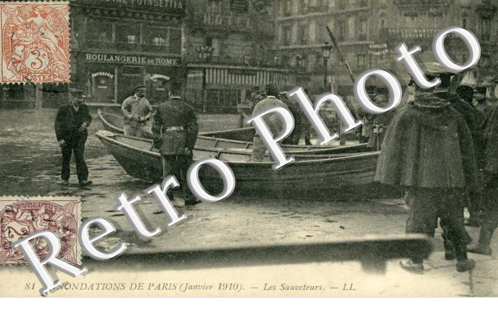 Gare Saint Lazare Cour de Rome Janvier 1910