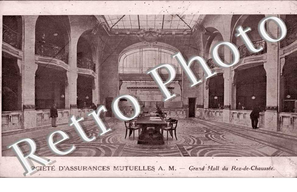 Societe d&#039;Assurances Mutuelles, Grand Hall  9 rue Royale et 8 rue Boissy d&#039;Anglas