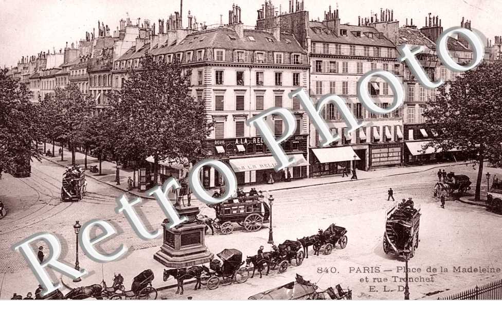 Place de la Madeleine et Rue Tronchet