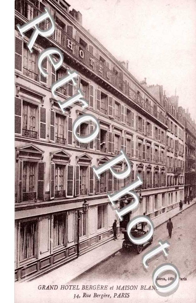 Hotel Bergere et Maison Blanche, Rue Bergere