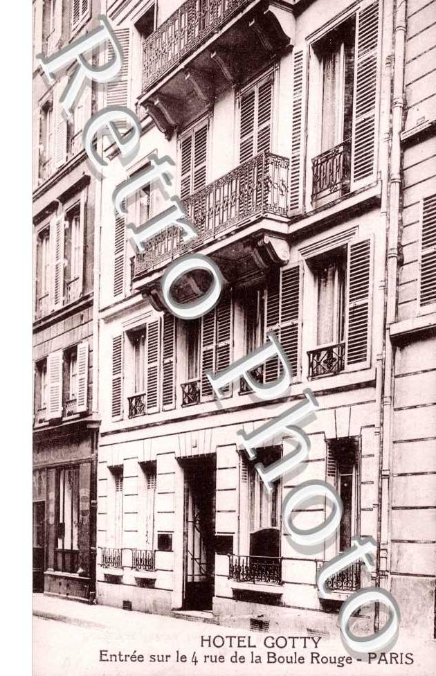Hotel Gotty, Rue de la Boule Rouge
