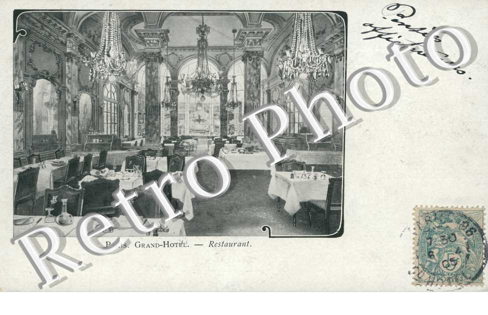Grand Hotel, Restaurant Place de l&#039;Opera