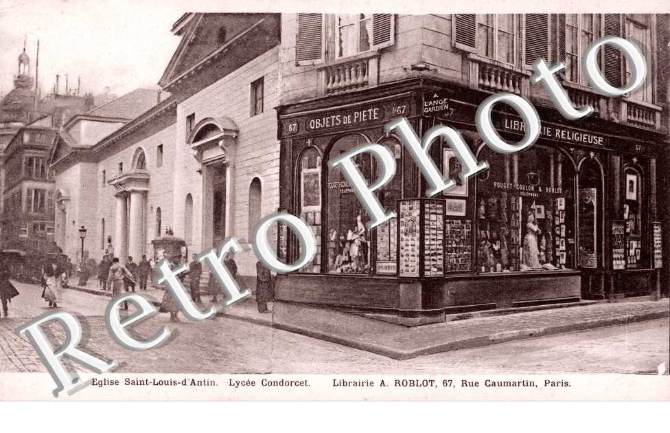 Eglise Saint Louis d&#039;Antin, Librairie A. Roblot 67 rue Caumartin