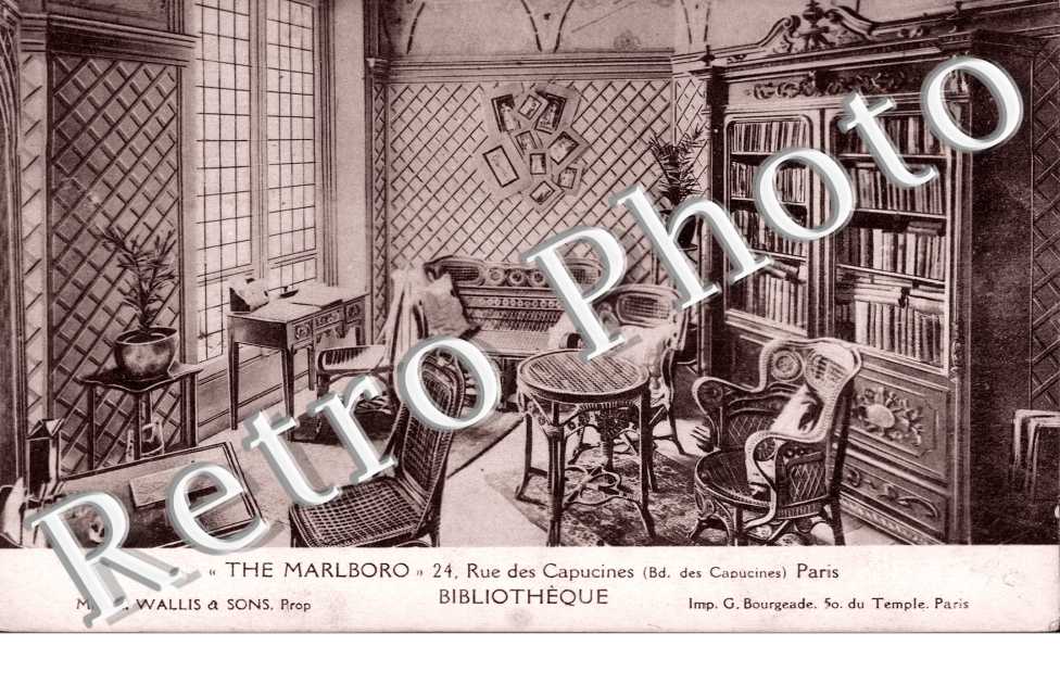 The Marlboro, Rue des Capucines, Bibliotheque