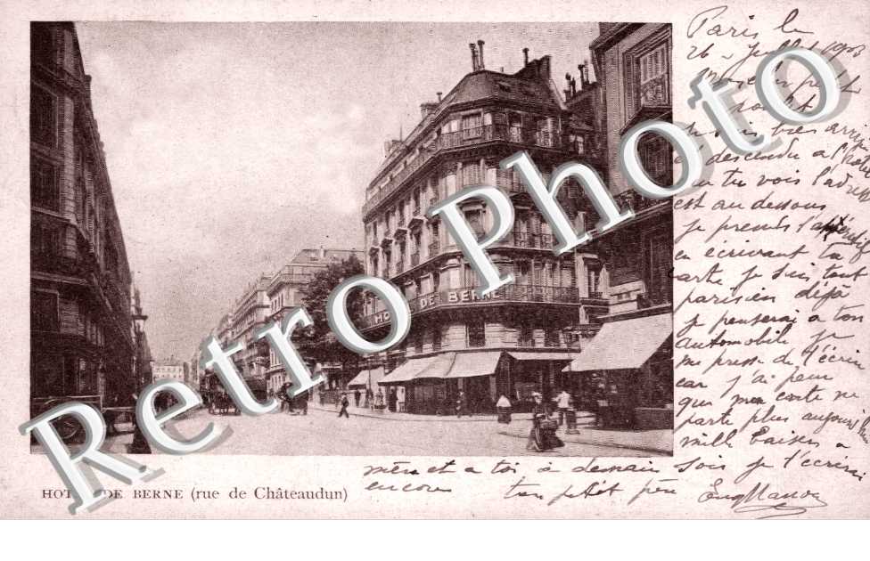 Hotel de Berne Rue de Chateaudun