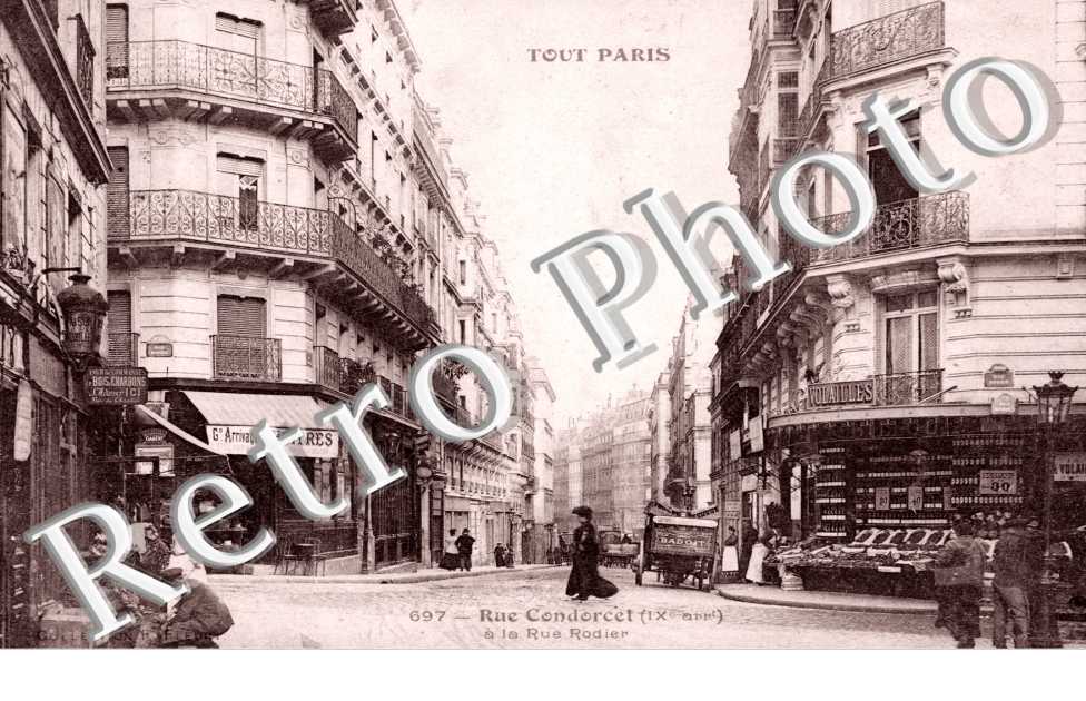 Rue Condorcet a la rue Rodier