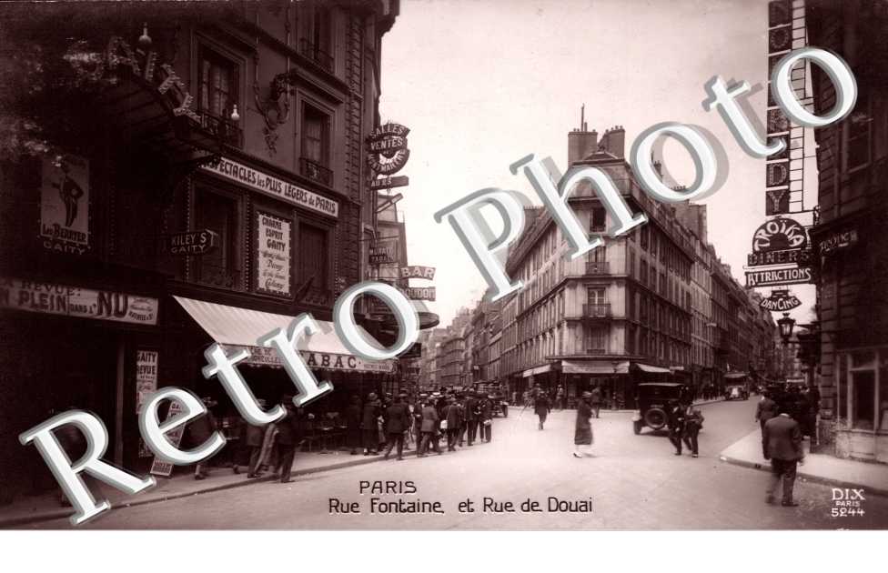 Rue de Fontaine et Rue de Douai
