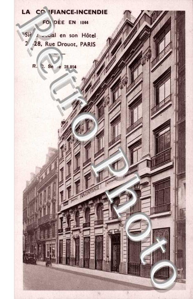 La Confiance Incendie, Rue Drouot