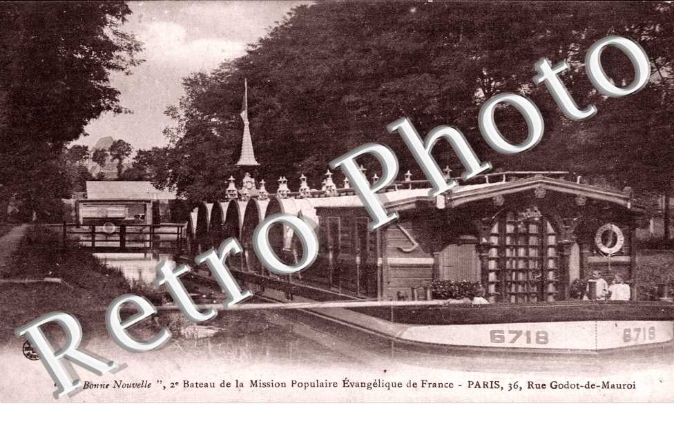 Bateau de la Mission Populaire Evangelique de France 36 rue Godot-de-Mauroi
