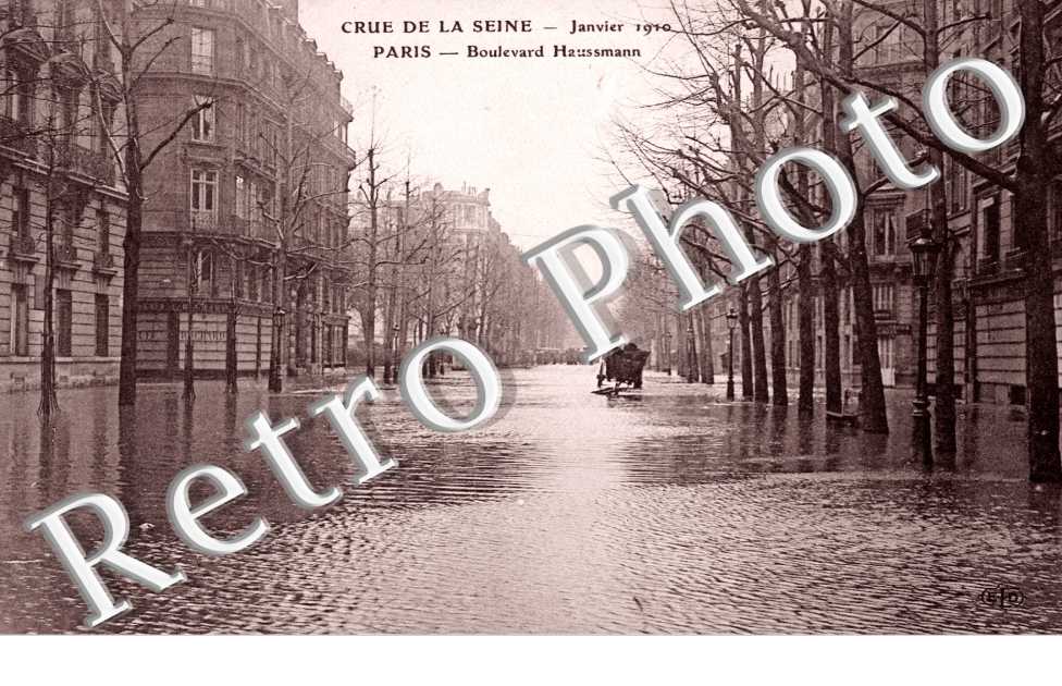 Boulevard Haussmann janvier 1910