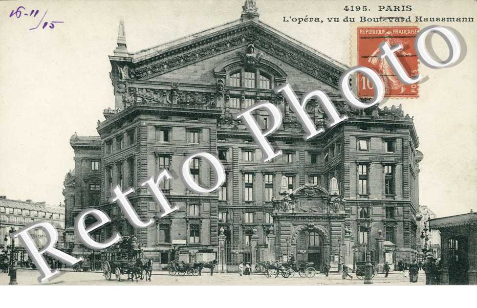 l&#039;Opera vu du Boulevard Haussmann