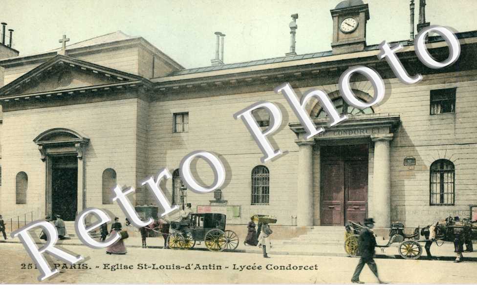 Eglise St Louis d'Antin, Lycee Concordet