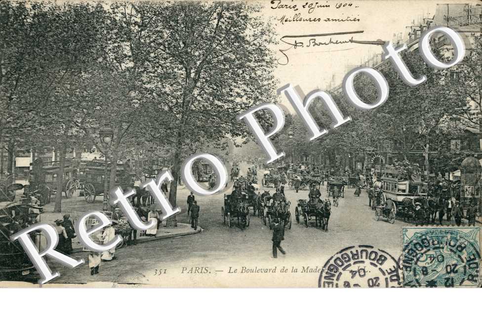 le boulevard de la Madeleine