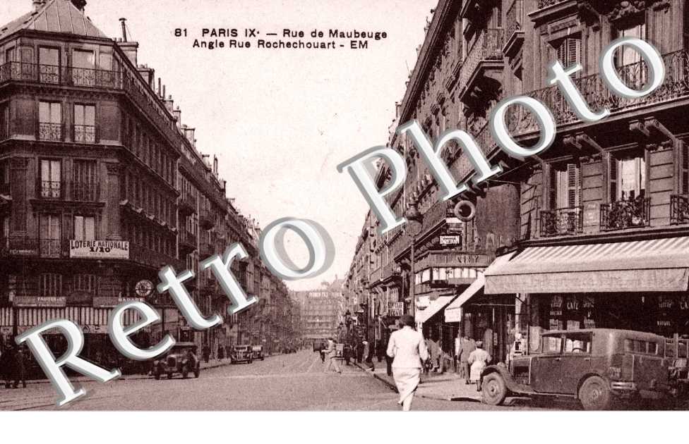 Rue de Maubeuge Angle rue Rochechouart