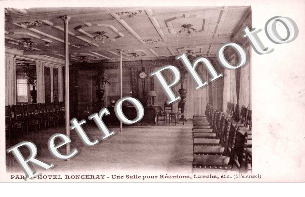 Hotel Ronceray, une Salle pour Reunions et Lunchs 10 Bd Montmartre