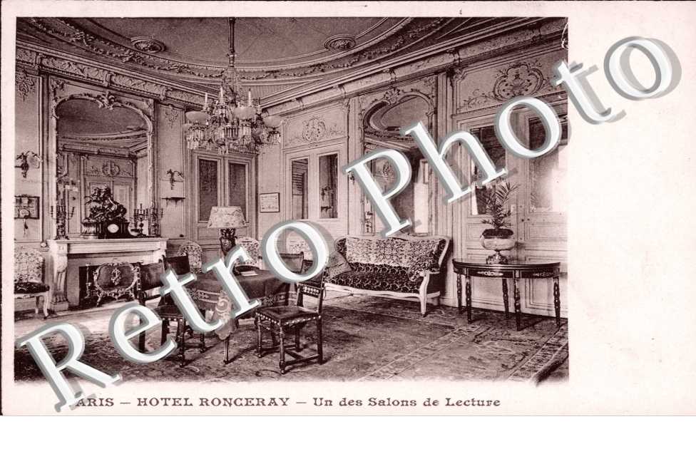 Hotel Ronceray, Un des Salons de lecture 10 Bd Montmartre