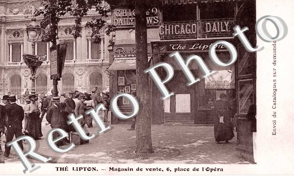 Thé Lipton - 6, place de l&#039;Opéra, magasin de vente