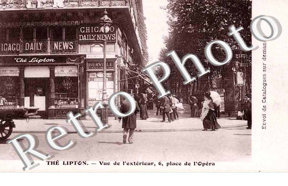 Thé Lipton - 6, place de l&#039;Opéra, vue de l&#039;extérieur