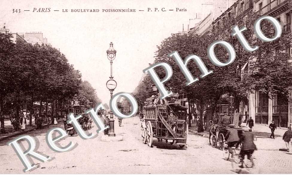 le boulevard Poissonniere