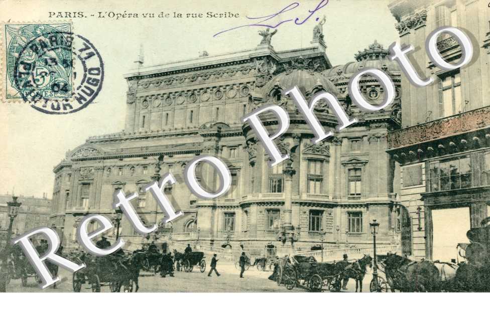 Opera vu de la Rue Scribe