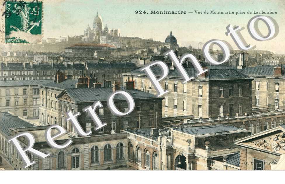 vue de Montmartre prise de Lariboisiere