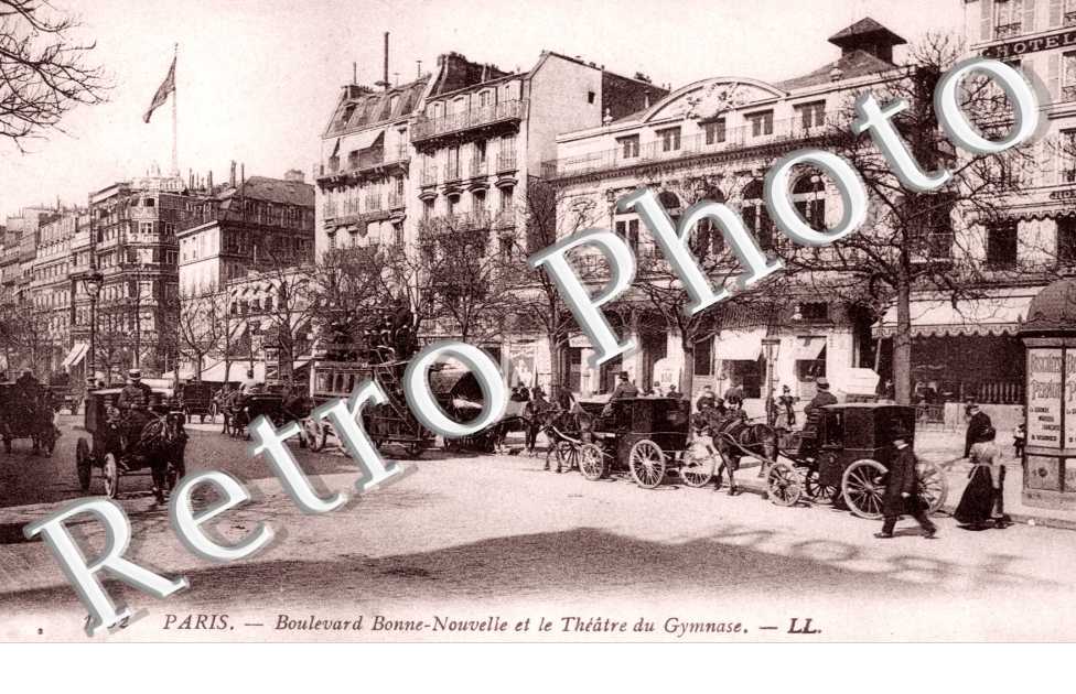 Boulevard Bonne Nouvelle et Le Theatre du Gymnase