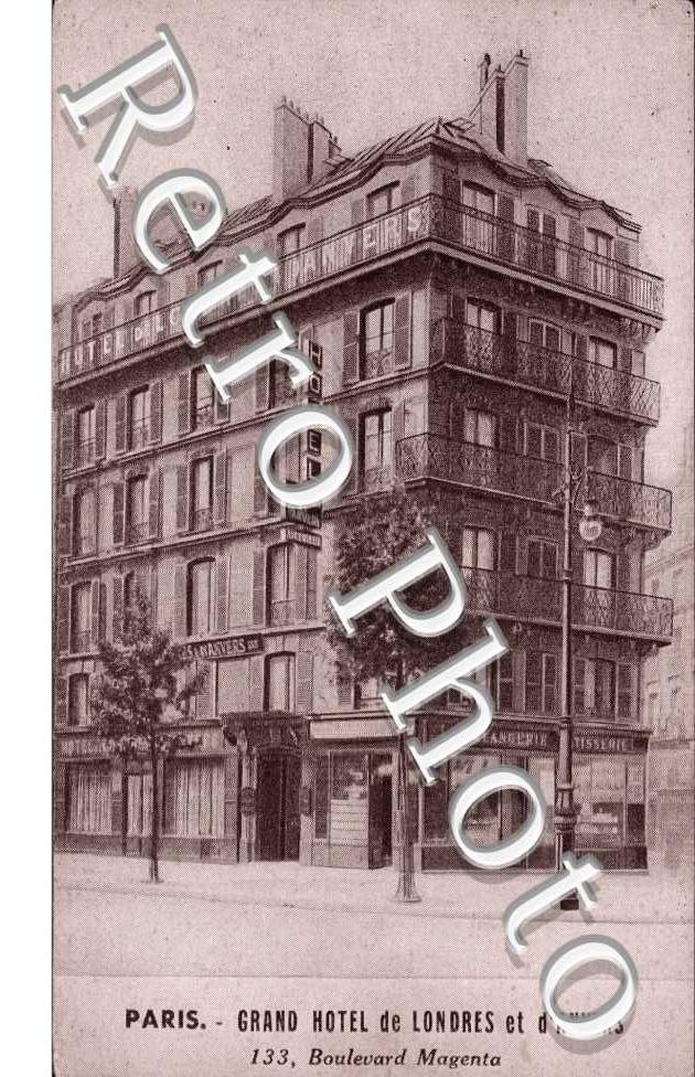 Grand Hotel de Londres et d&#039;Anvers, 133 Boulevard Magenta