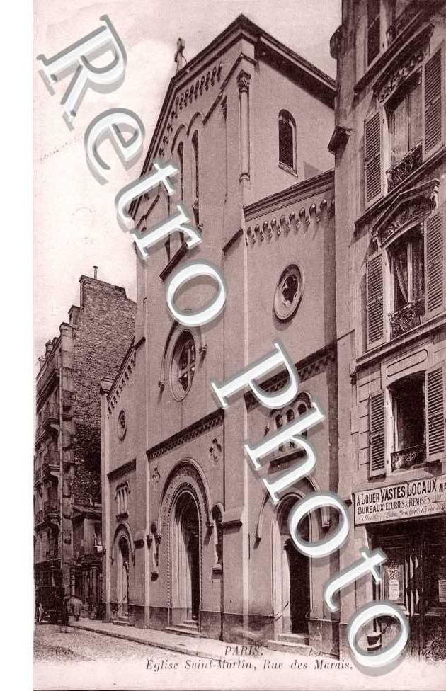 Eglise Saint Martin, Rue des Marais