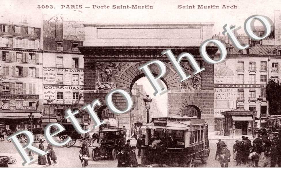 Porte et boulevard Saint Martin