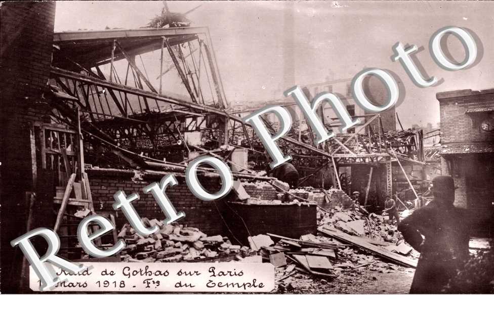 Raid de Gothas, 11 mars 1918, Faubourg du Temple