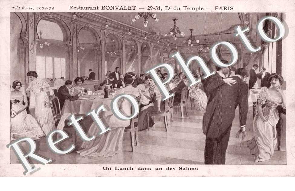 Restaurant Bonvalet, un Lunch dans un des Salons  29-31 Faubourg du Temple