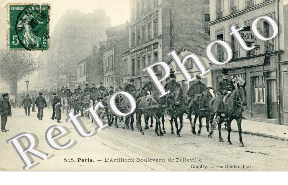 L&#039;Artillerie Boulevard de Belleville