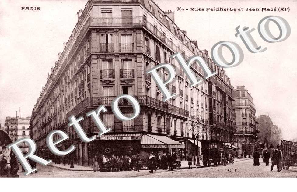 Rues Faidherbe et Jean Mace