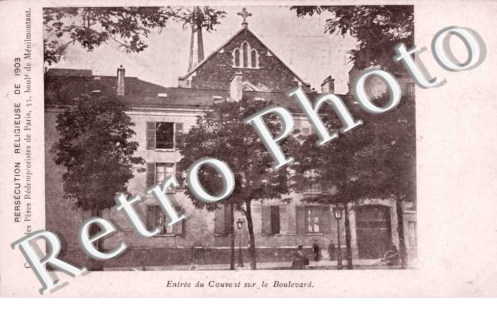 boulevard de Menilmontant, entree du Couvent