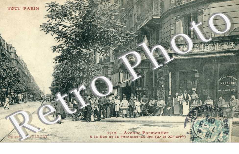 Avenue Parmentier à la rue de La Fontaine-au-Roi