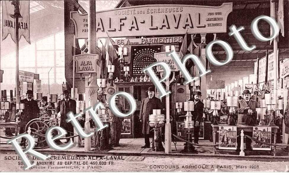 Societe des Ecremeuses Alfa-Laval, 66 Avenue Parmentier, Concours Agricole 1908