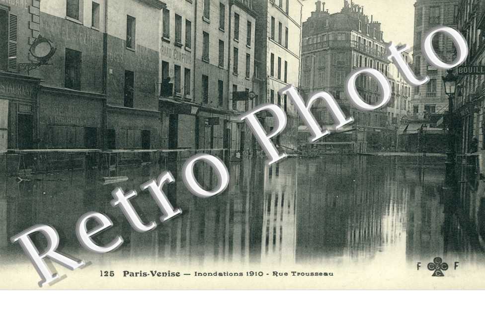 Inondations 1910, Rue Trousseau