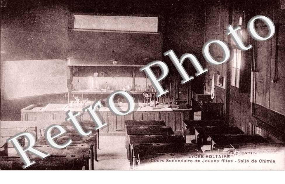 Lycee Voltaire, Cours Secondaire de Jeunes Filles, Salle de Chimie