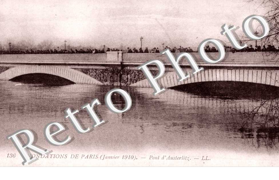Pont d&#039;austerlitz, Inondations