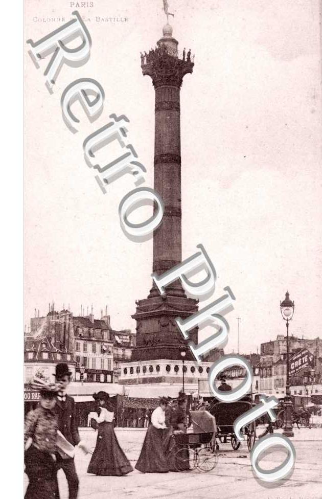la Place de la Bastille, la Colonne