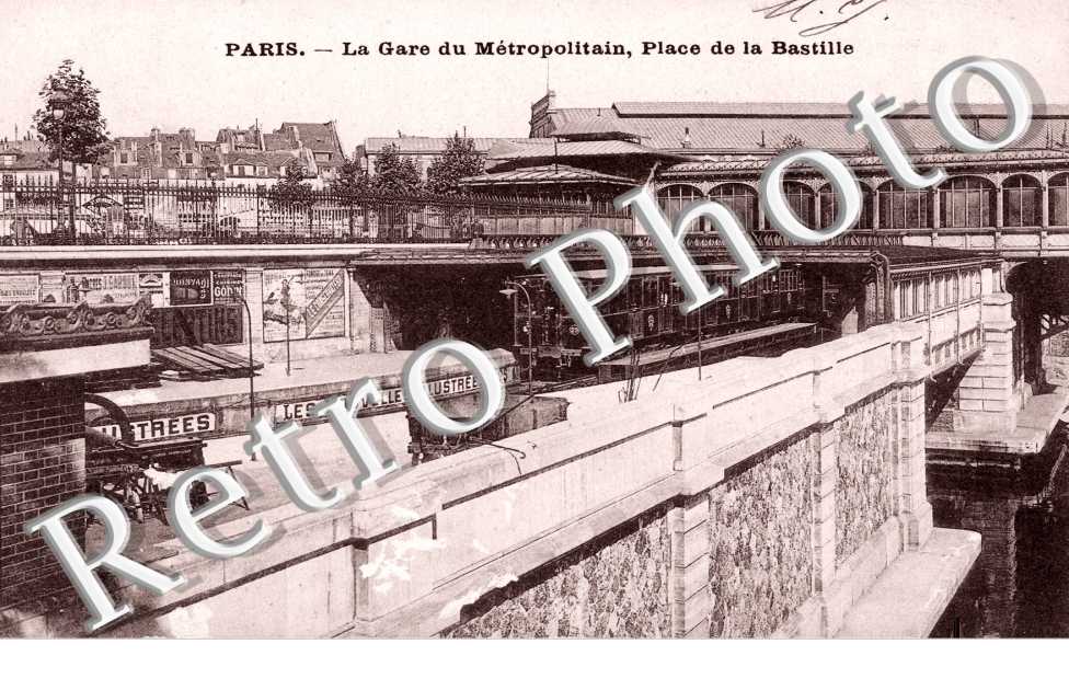 place de la Bastille, gare du metro