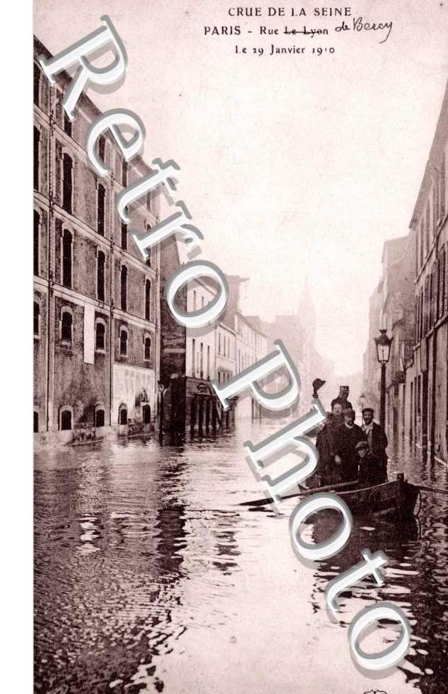 rue de Bercy, Inondations