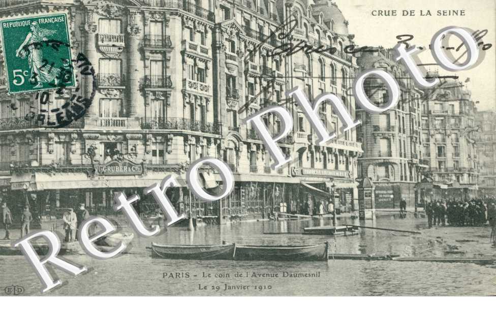 Inondations 1910, Avenue Daumesnil